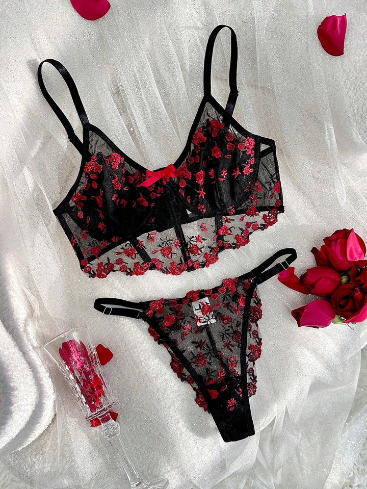 Raven Rose Lace Set