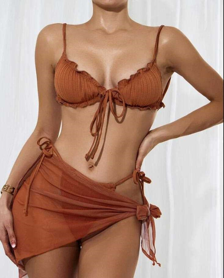 Sunset Muse 3-Piece Lingerie Set